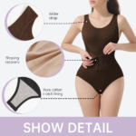 Faja Moldeadora de Cintura para Mujer con Control Abdominal Firme, Corsé Reductor con Cinturón de Ganchos para Moldear el Cuerpo - Imagen 4