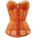 Corsés de encaje de verano para mujer, camisas, tops, bustiers, ropa de calle, corsés sexy con vendaje, blusas - Imagen 2