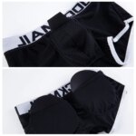 JOCKMAIL-ropa interior Sexy para hombre, Boxers acolchados que mejoran la parte delantera y la parte inferior extraíble, ropa interior Gay de malla transpirable para primavera y verano - Imagen 2