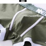 4 Uds Boxer de moda para hombre, ropa interior de verano de seda helada, Boxers sólidos transpirables, pantalones cortos, Cuecas Masculinas, Calzoncillos para hombre, M-3XL - Imagen 2