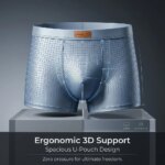 1/3 Pzas. Calzoncillos de Lujo para Hombre, Tipo Satén de Seda Helada, Suaves y Transpirables, con Malla en la Entrepierna, Bóxers de Alta Elasticidad, Novedad - Imagen 6