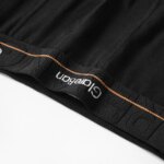 2 unidades de calzoncillos tipo bóxer de algodón negro para hombre, de tejido suave, con pernera larga, diseño clásico, ropa interior masculina de alta calidad, calzoncillos cómodos. - Imagen 5