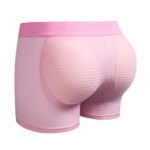 Ropa interior sexi para hombre, calzoncillos tipo bóxer, ropa interior acolchada con realce, Boxers para hombre, bañadores elásticos acolchados a la cadera y el trasero, mejora o como traje de baño