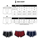 1/4 Uds. Ropa interior para hombre, Boxers de algodón, Boxershorts sólidos transpirables, calzoncillos de talle medio para hombre, pantalones cortos de tendencia para hombre, pantalones cortos para hombre - Imagen 2