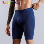 BONITOS - Bóxers Largos para Hombre, Ropa Interior Masculina Suave, Calzoncillos de Algodón Natural, Bóxers Sexys de Primera Marca, Calzoncillos Largos para Hombre