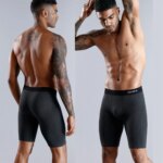 BONITOS - Bóxers Largos para Hombre, Ropa Interior Masculina Suave, Calzoncillos de Algodón Natural, Bóxers Sexys de Primera Marca, Calzoncillos Largos para Hombre - Imagen 3