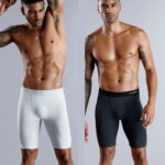 BONITOS - Bóxers Largos para Hombre, Ropa Interior Masculina Suave, Calzoncillos de Algodón Natural, Bóxers Sexys de Primera Marca, Calzoncillos Largos para Hombre - Imagen 4
