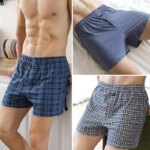 Calzoncillos grandes, pantalones de pijama en casa, pantalones Allo de cintura alta, calzoncillos boxer de talla grande para hombres, pantalones de algodón, todos los boxeadores de cintura alta - Imagen 2