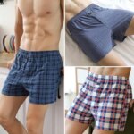 Calzoncillos grandes, pantalones de pijama en casa, pantalones Allo de cintura alta, calzoncillos boxer de talla grande para hombres, pantalones de algodón, todos los boxeadores de cintura alta - Imagen 3