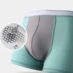 MiiOW-bóxer de algodón para hombre, calzoncillos transpirables de grafeno, antibacterianos, entrepierna, 3 piezas - Imagen 6