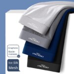 Boxers para hombre, ropa interior para hombre, calzoncillos antibacterianos 3A, Boxer de seda helada para hombre, pantalones cortos, bragas masculinas elásticas transpirables de talla grande L-6XL