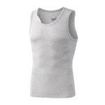 Paquete de 4 camisetas sin mangas para hombre, de color liso, camisetas de manga corta para hombre, camisetas de fibra de bambú, camisetas sin mangas para hombre, ideales para usar debajo de la ropa o como prenda exterior. - Imagen 2