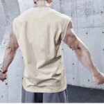 Nuevas camisetas sin mangas deportivas para culturismo, camisetas sin mangas para entrenamiento físico y gimnasios para hombre, camiseta interior holgada de verano para hombre, chaleco para correr para hombre - Imagen 6