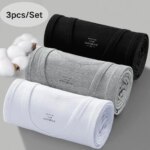 3 unids/lote de camisetas sin mangas de algodón para hombre, chaleco muscular sólido sin mangas, camisetas interiores, ropa de hombre con cuello en U, ropa de gimnasio, camisa sin mangas para mujer