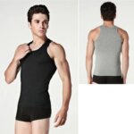 Gran oferta, 3 uds/100% algodón, camiseta sin mangas para hombre, chaleco muscular sólido, camisetas interiores con cuello redondo, ropa de gimnasia, camisetas Whorl - Imagen 4