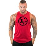 Nueva moda, camisa sin mangas de algodón puro, chaleco, camiseta deportiva para hombre, camiseta interior para hombre, chaleco deportivo para ejercicio de culturismo, Fitness Me - Imagen 6