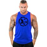 Nueva moda, camisa sin mangas de algodón puro, chaleco, camiseta deportiva para hombre, camiseta interior para hombre, chaleco deportivo para ejercicio de culturismo, Fitness Me - Imagen 5