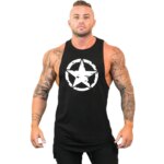 Nueva moda, camisa sin mangas de algodón puro, chaleco, camiseta deportiva para hombre, camiseta interior para hombre, chaleco deportivo para ejercicio de culturismo, Fitness Me - Imagen 2