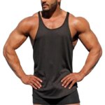 Camiseta de algodón 100% para hombre, chaleco sin mangas para entrenamiento de culturismo, gimnasio, Fitness - Imagen 4