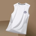 Camiseta Deportiva de Verano para Hombre, de Secado Rápido, Transpirable, sin Mangas, para Entrenamiento, con Hombros Anchos, que Absorbe el Sudor - Imagen 4
