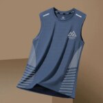 Camiseta Deportiva de Verano para Hombre, de Secado Rápido, Transpirable, sin Mangas, para Entrenamiento, con Hombros Anchos, que Absorbe el Sudor - Imagen 2