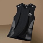 Camiseta Deportiva de Verano para Hombre, de Secado Rápido, Transpirable, sin Mangas, para Entrenamiento, con Hombros Anchos, que Absorbe el Sudor
