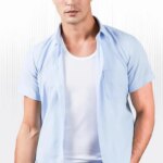 Camiseta sin mangas de verano para hombre, chaleco, ropa, camisetas de compresión de Color sólido, camisetas informales de culturismo, camisetas interiores, camiseta gris para hombre - Imagen 5