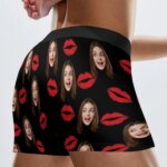 Bóxers Personalizados para el Día de San Valentín para Hombres, Ropa Interior Masculina Personalizada, Calzoncillos Bóxer con Caras Divertidas, Regalo para Novio o Esposo - Imagen 5