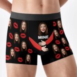 Bóxers Personalizados para el Día de San Valentín para Hombres, Ropa Interior Masculina Personalizada, Calzoncillos Bóxer con Caras Divertidas, Regalo para Novio o Esposo - Imagen 2