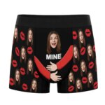 Bóxers Personalizados para el Día de San Valentín para Hombres, Ropa Interior Masculina Personalizada, Calzoncillos Bóxer con Caras Divertidas, Regalo para Novio o Esposo - Imagen 4