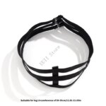 Garter pierna ajustable Harajuku Elástica Garter Halloween Cosplay Fiesta cospla/Anillos muslo en capas Regalos XX9C - Imagen 6