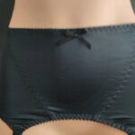 Liguero de satén liso para mujer, cinturón con tirantes con lazo Sexy, lencería exótica, 6 correas, Clips, ligas para medias altas hasta el muslo - Imagen 6
