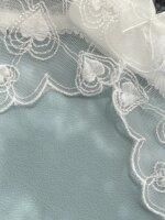 Clips Antideslizantes para Medias con Encaje de Corazón Clásico Retro, Cinturón de Ligas Sexy, Anillo Blanco para Pierna, Cin... - Imagen 4