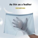 10 unids/lote de calzoncillos Boxers de seda helada de verano para hombre, ropa interior sin costuras, lencería, calzoncillos, pantalones cortos, bragas sexis transpirables ultrafinas - Imagen 2
