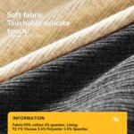 3 unids/pack 100% de algodón de rayas sólidas para hombre, calzoncillos de entrepierna de malla transpirable de 40-100kg, Boxers con cintura elástica alta - Imagen 3