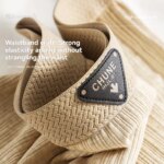 3 unids/pack 100% de algodón de rayas sólidas para hombre, calzoncillos de entrepierna de malla transpirable de 40-100kg, Boxers con cintura elástica alta - Imagen 4