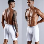 3 uds Boxers largos para hombre, lotes de ropa interior para hombre, calzoncillos de algodón para hombre, Boxershorts familiares, Boxer, pantalones cortos sexis para hombre Calecon - Imagen 2