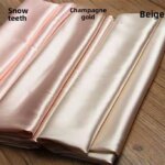 Tela de satén elástica y suave de color liso para confección de ropa, camisas, vestidos, faldas, pijamas y diseños de moda. Se vende por metro. - Imagen 4