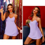 Camisón de Seda Suave para Mujer, Clásico, de Color Sólido, con Tirantes, Crea un Estilo Relajado para el Hogar, Eleva tus Rituales Caseros