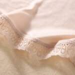 Camisón Sexy de encaje con cuello en V de seda Mulberry, vestido de noche para mujer, camisón fino con tirantes, camisón de verano para mujer - Imagen 5