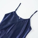 Camisón Sólido para Mujer, Simple y Cómodo, Suave como la Seda, Agradable al Tacto, Disponible en Varios Colores para una Buena Noche de Sueño - Imagen 6