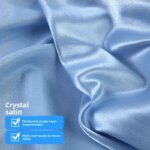 Tela de Satén Cristal de Alto Brillo, Sólida y Resistente, para Costura DIY, Vestidos de Novia, Camisas, Decoración de Escenarios, Ropa y Material de Moda - Imagen 5