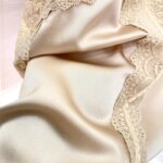 Chaleco de seda para mujer, de seda de morera, para exterior, nueva colección primavera-verano 2025, top interior sin mangas con tirantes y encaje, de corte holgado - Imagen 4