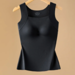 Camiseta Térmica de Cuello Cuadrado para Mujer, Sin Costuras, Ajustada, Sin Mangas, Suave y Cálida, para Invierno - Imagen 5