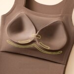 Camiseta Térmica de Cuello Cuadrado para Mujer, Sin Costuras, Ajustada, Sin Mangas, Suave y Cálida, para Invierno - Imagen 3