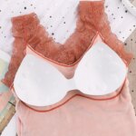 Ropa interior térmica de talla grande para mujer, lencería térmica, ropa de invierno, Top cálido, ropa interior, camiseta interior íntima - Imagen 4