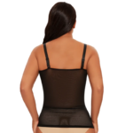 Faja moldeadora de cuerpo para mujer, ropa moldeadora con Control de barriga, camisetas sin mangas de compresión, camisolas con cuello en V, moldeador de cintura transparente sin costuras - Imagen 3