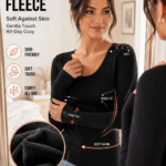 Camisetas térmicas de manga larga para mujer, ropa interior térmica de compresión, camiseta térmica de otoño, cuello redondo, corte ajustado