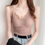 Sujetador para mujer con encaje y sin mangas - Imagen 4