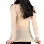 Ropa interior térmica para mujer, camisa de fondo, Otoño Invierno, Top de piel térmica fina, jersey, camiseta elástica de manga larga, L-XL - Imagen 6